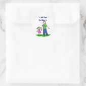 Sticker pour fille de papa (blond) (Sac)