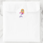 Sticker pour fille de sirène blonde - Fête Faveur (Sac)