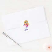 Sticker pour fille de sirène blonde - Fête Faveur (Enveloppe)