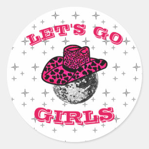 Sticker pour fille Disco avec motif étoiles
