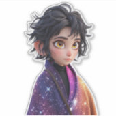 Sticker pour fille Kawaii Anime | Cute Galaxy (Devant)