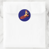 Sticker pour fille spatiale (Sac)