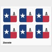 Sticker pour forage pétrolier Texas (Feuille)