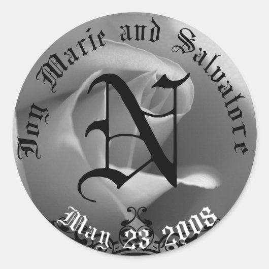 Sticker pour forfait cadeau de mariage Favor (Devant)