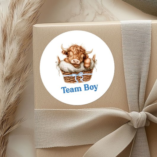 Sticker pour garçon Preppy Bull ou Heifer Team