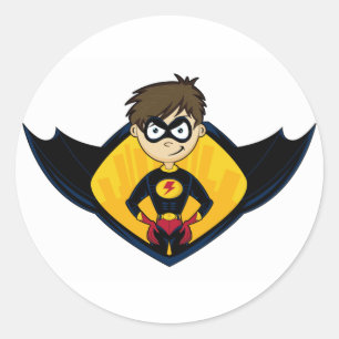 Sticker pour garçon Superhero