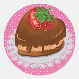 Sticker pour gâteau cardiaque