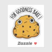 Sticker Pour Goodale Bake Funny Food Baking Pun (Feuille)