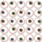 Sticker pour googly Eyeballs de dessin humoristiqu (Devant)