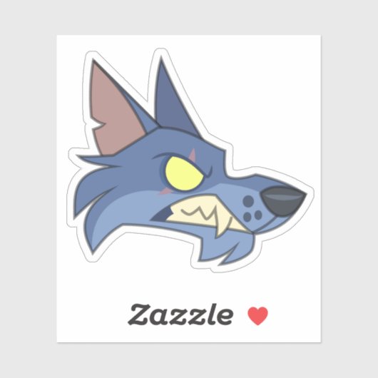 Sticker pour grand loup (Feuille)