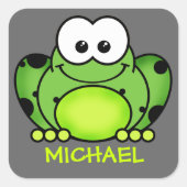 Sticker pour grenouille personnalisé (Devant)