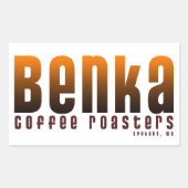Sticker pour grille-café Benka 5x3 (Devant)