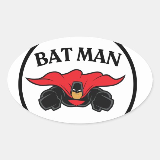 Sticker pour homme de batte (Devant)