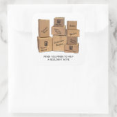 Sticker pour Humour mobile géologue (Sac)