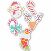 Sticker pour icônes de Noël (Devant)