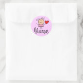 Sticker pour infirmière mignonne (Sac)