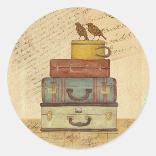 Sticker Pour inséparables Prêt À Voler (Devant)