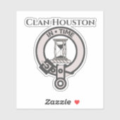 Sticker pour insigne Clan Houston Crest (Feuille)