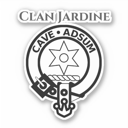 Sticker pour insigne de crête de clan écossais (Devant)