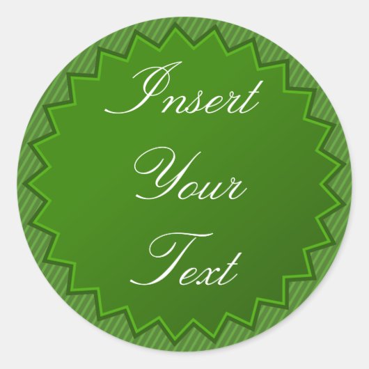 Sticker pour insigne vert (Devant)