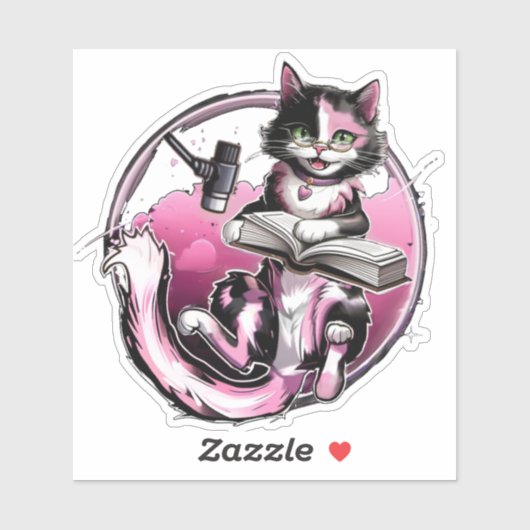 Sticker pour Kitty - 25 Variations d'art (Feuille)