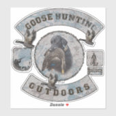 Sticker pour la chasse à l'oie (Feuille)