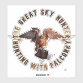 Sticker pour la chasse aux oiseaux (Feuille)