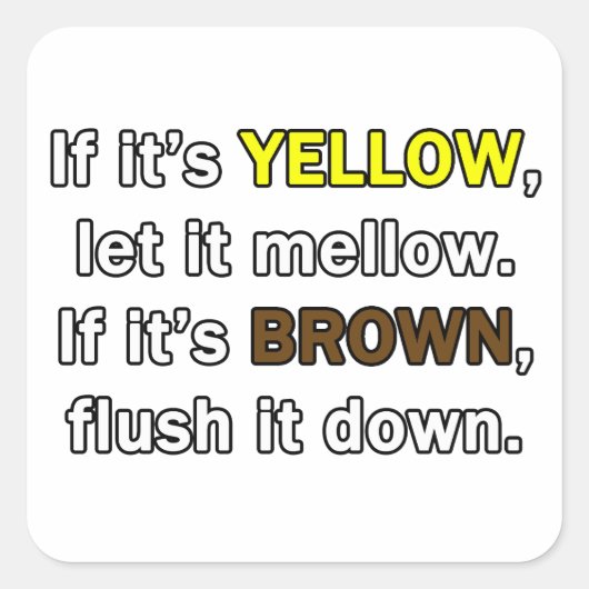 Sticker pour la conservation de l'eau (Devant)