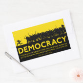 Sticker pour la démocratie (Enveloppe)