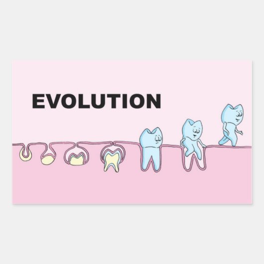 Sticker pour la dentisterie de l'évolution (Devant)