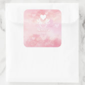 Sticker pour la fête des mères rose et blanc doux (Sac)
