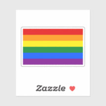 Sticker pour la fierté arc-en-ciel