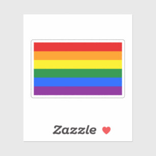 Sticker pour la fierté arc-en-ciel
