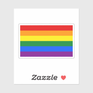 Sticker pour la fierté arc-en-ciel
