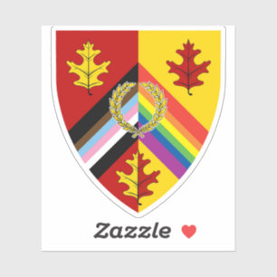 Sticker pour la fierté des bois rouillé