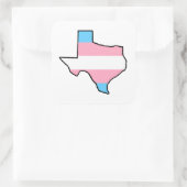Sticker pour la fierté transgenre du Texas (Sac)