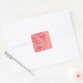 Sticker pour la gentillesse rose (Enveloppe)