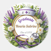 Sticker pour la graduation de la lavande et de la  (Devant)