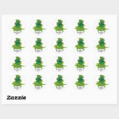 Sticker pour la Journée mondiale de la tortue (Feuille)