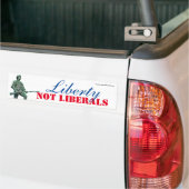 Sticker pour la liberté et non pour les libéraux (Sur camion)