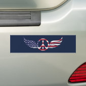 Sticker pour la paix en Amérique (En voiture)
