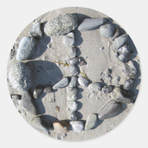 Sticker pour la paix en pierre