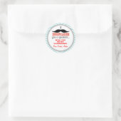 Sticker pour la Saint-Valentin des enfants Mustach (Sac)