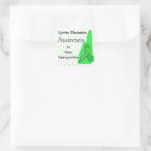 Sticker pour la sensibilisation à la maladie de Ly (Sac)