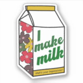 Sticker pour la sensibilisation à l'allaitement ma (Devant)