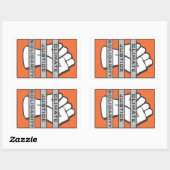 Sticker pour la solidarité pour la justice climati (Feuille)