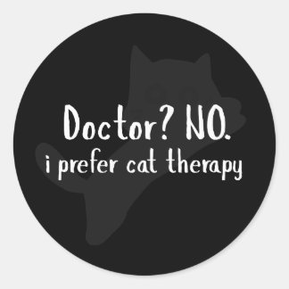 Sticker pour la thérapie de chat - Drôle cadeau Am