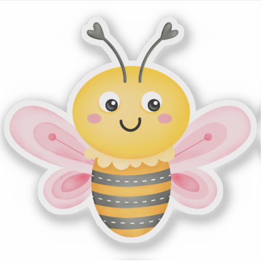 Sticker pour l'abeille (Devant)