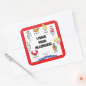 Sticker pour l'allergie alimentaire (Enveloppe)