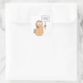 Sticker pour l'allergie aux arachides (personnalis (Sac)